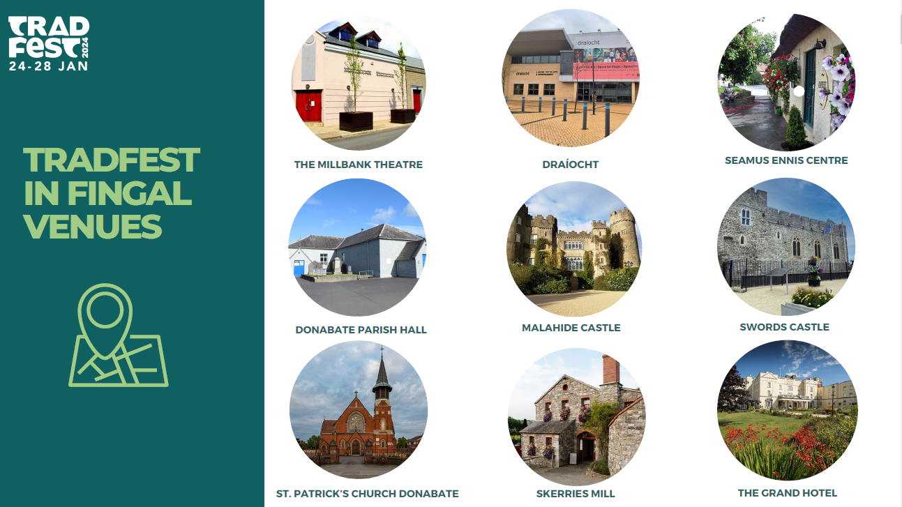 Tradfest Fingal 24 to 28 January 2024 Fingal County Council